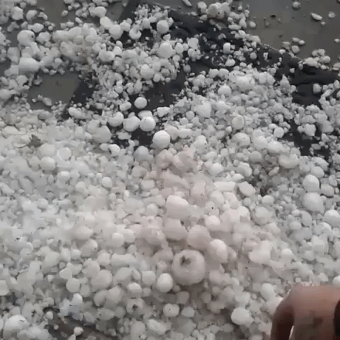 'Baseball'-Sized Hailstones Fall Across Denver Area