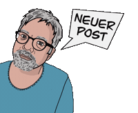 New Post Deutsch Sticker by Frau Professor