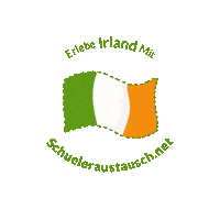 Schueleraustauschnet land reise flagge irland Sticker