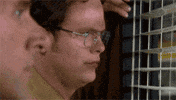The Office Smirk GIF