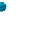 AdventuresWithTara blue ball drawing bouncing ball Sticker