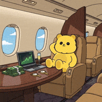First Class Success GIF by Kanpai Pandas
