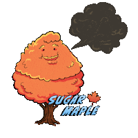 leagueoftrees excited trees bark sap Sticker