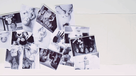 photos table runner GIF by evite