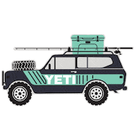 Driving Road Trip Sticker by YETI