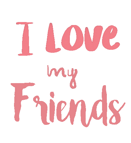 Amigos Love Sticker