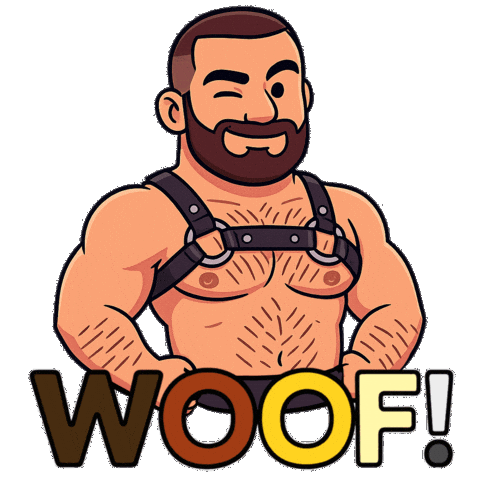 Sexy Woof Sticker by SCRUFF