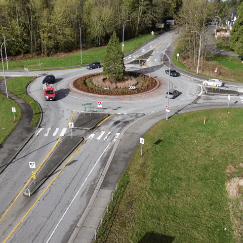 strongtownslangley canada drone langley roundabout GIF