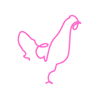 Pink Neon Sticker by CHICK Fried Chicken