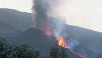 La Palma Volcano Spews Ash and Lava