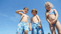 Bunte Kinderbademode by BABAUBA