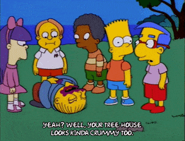 sick bart simpson GIF