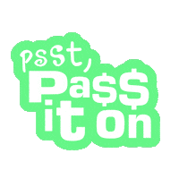Pass It On Sticker by ratedglobal