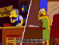 frustrated marge simpson GIF