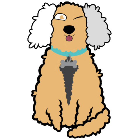 Pet Dog Sticker by ClaireaBella