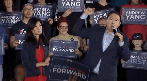 Andrew Yang Speech GIF