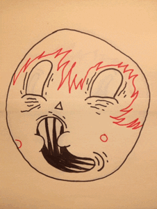 illustration nightmare GIF by gifburns