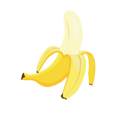 banana transparent background Sticker