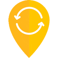 delivery alrededor alrededorapp Sticker