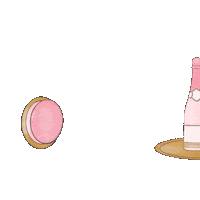 Pink Cheers Sticker by Hamilton Princess, Bermuda, A Fairmont Managed Hotel