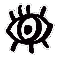 bragwa eye blink visions eye blink Sticker