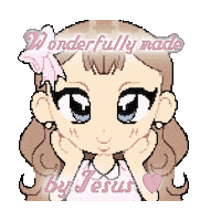 Jesus Christ Pink Sticker
