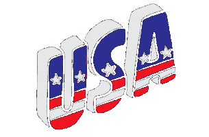 United States Usa Sticker by Marcel Katz / The Art Plug