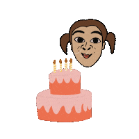 Birthday Cake Sticker