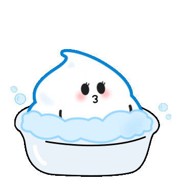 findtoday bubble whip foam pompom Sticker