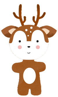 Christmas Deer Sticker by minipresents