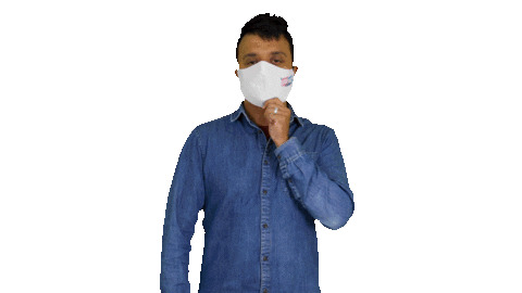 Corona Mask Sticker by By Krish