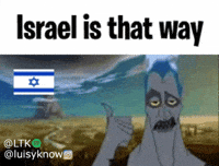 That Way Israel GIF
