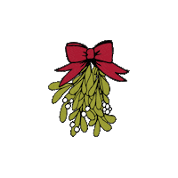 Christmas Kiss Sticker