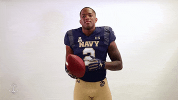 College Football Go Navy GIF by Navy Athletics
