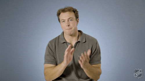 Ice Hockey Applause GIF by NHL
