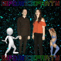 gif_dance_party gif dance party museum of the moving image gif elevator GIF