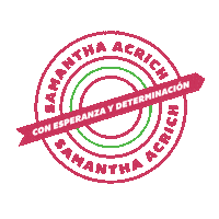 Esperanza Determinacion Sticker by Samantha Acrich