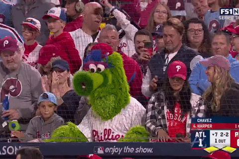 Excited Philadelphia Phillies GIF by MLB