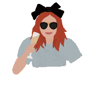 Cheers Champagne Sticker