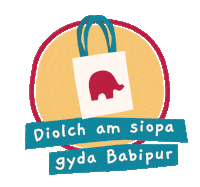 Diolch Ser Sticker by Babipur