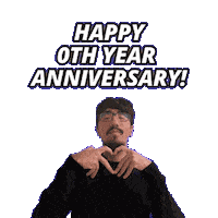 0 Year Anniversary Sticker