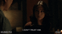 Don't trust him