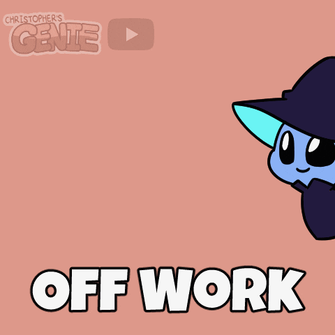 Break Time Goodbye GIF by Christophers Genie