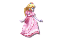Super Mario Peach Sticker