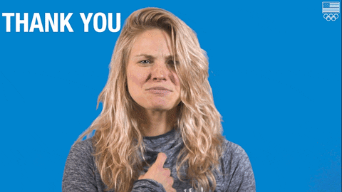 Winter Olympics Thank You GIF by Team USA