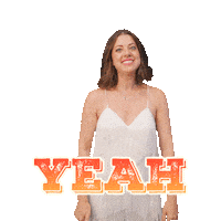 Happy White Dress Sticker by ABC Music
