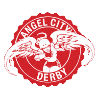 AngelCityDerby los angeles roller derby rollerderby jammer Sticker