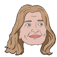 Girl Smile Sticker