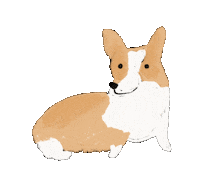 Corgi Abcg Sticker by Andrea Caceres