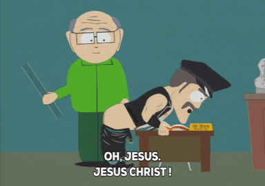 spanking mr. slave GIF by South Park 